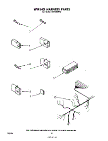 07 - Wiring Harness parts for Whirlpool Dishwasher SHF5584P2 from AppliancePartsPros.com
