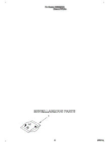 06 - Miscellaneous parts for Whirlpool Dishwasher DU9450XB0 from AppliancePartsPros.com