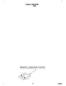 06 - Miscellaneous parts for Whirlpool Dishwasher DU925QWDB0 from AppliancePartsPros.com