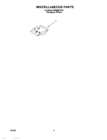06 - Miscellaneous, Lit / Optional parts for Whirlpool Dishwasher DU980QPDQ3 from AppliancePartsPros.com