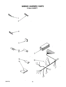 07 - Wiring Harness parts for Whirlpool Dishwasher DU8900XT1 from AppliancePartsPros.com