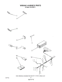 07 - Wiring Harness parts for Whirlpool Dishwasher DU9700XR9 from AppliancePartsPros.com