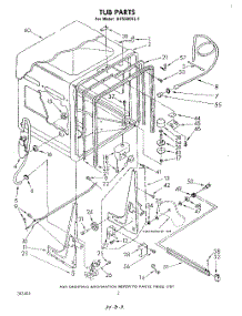 02 - Tub , Literature And Optional parts for Whirlpool Dishwasher DU5500XL1 from AppliancePartsPros.com