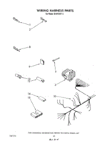 07 - Wiring Harness parts for Whirlpool Dishwasher DU9450XT2 from AppliancePartsPros.com
