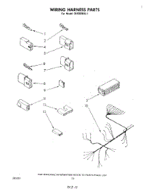 07 - Wiring Harness parts for Whirlpool Dishwasher DU5500XL1 from AppliancePartsPros.com