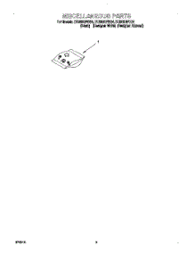 06 - Miscellaneous, Lit / Optional parts for Whirlpool Dishwasher DU980QPDZ4 from AppliancePartsPros.com