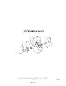 06 - Detergent Cup parts for Whirlpool Dishwasher DU1800XT0 from AppliancePartsPros.com