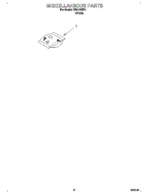 07 - Miscellaneous, Lit / Optional parts for Whirlpool Dishwasher DU8150XB1 from AppliancePartsPros.com