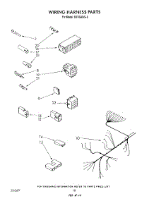 07 - Wiring Harness parts for Whirlpool Dishwasher DU7600XS3 from AppliancePartsPros.com