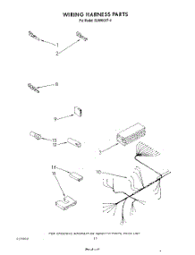 07 - Wiring Harness parts for Whirlpool Dishwasher DU8900XT4 from AppliancePartsPros.com