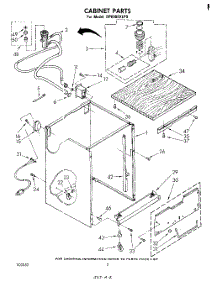02 - Cabinet parts for Whirlpool Dishwasher DP6880XLP0 from AppliancePartsPros.com