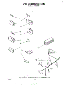 07 - Wiring Harness parts for Whirlpool Dishwasher DU5003XL1 from AppliancePartsPros.com