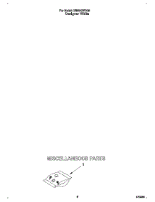 06 - Miscellaneous parts for Whirlpool Dishwasher DU925QWDQ0 from AppliancePartsPros.com