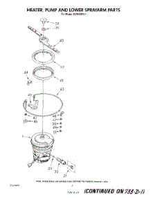 04 - Heater, Pump And Lower Spray Arm parts for Whirlpool Dishwasher DU9500XS1 from AppliancePartsPros.com