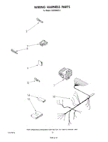 07 - Wiring Harness parts for Whirlpool Dishwasher DU9500XS1 from AppliancePartsPros.com
