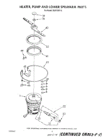04 - Heater, Pump And Lower Spray Arm parts for Whirlpool Dishwasher DU8700XT3 from AppliancePartsPros.com