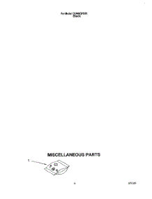 06 - Miscellaneous parts for Whirlpool Dishwasher DU960QPDB1 from AppliancePartsPros.com