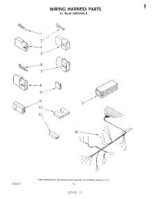 07 - Wiring Harness parts for Whirlpool Dishwasher DU5503XL0 from AppliancePartsPros.com