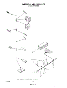 07 - Wiring Harness parts for Whirlpool Dishwasher DU7800XS6 from AppliancePartsPros.com