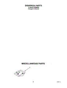 06 - Miscellaneous parts for Whirlpool Dishwasher DU8560XB0 from AppliancePartsPros.com