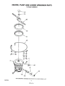 04 - Heater, Pump And Lower Spray Arm parts for Whirlpool Dishwasher DU9000XR2 from AppliancePartsPros.com