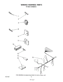 07 - Wiring Harness parts for Whirlpool Dishwasher DU9000XR2 from AppliancePartsPros.com