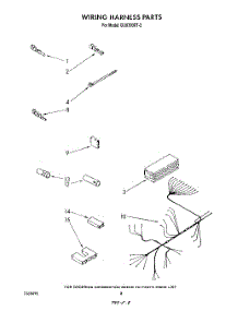 06 - Wiring Harness parts for Whirlpool Dishwasher DU8300XT2 from AppliancePartsPros.com