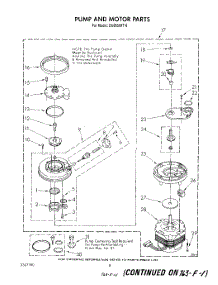 06 - Pump And Motor parts for Whirlpool Dishwasher DU8550XT0 from AppliancePartsPros.com