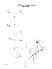 07 - Wiring Harness parts for Whirlpool Dishwasher DU8550XT0 from AppliancePartsPros.com