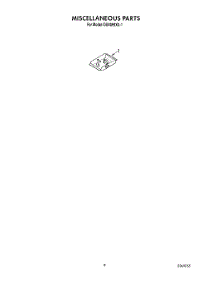 07 - Miscellaneous, Lit / Optional parts for Whirlpool Dishwasher DU4099XX1 from AppliancePartsPros.com