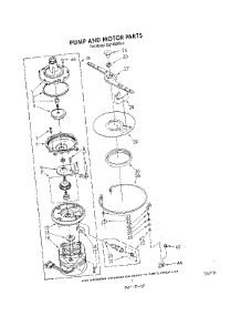 05 - Pump And Motor parts for Whirlpool Dishwasher DU7400XS4 from AppliancePartsPros.com