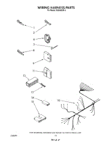 07 - Wiring Harness parts for Whirlpool Dishwasher DU9000XR5 from AppliancePartsPros.com