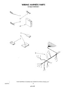 06 - Wiring Harness parts for Whirlpool Dishwasher DU3016XR1 from AppliancePartsPros.com