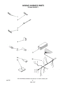 06 - Wiring Harness parts for Whirlpool Dishwasher DU8300XT3 from AppliancePartsPros.com