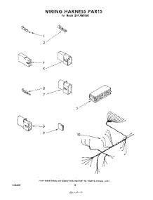 07 - Wiring Harness parts for Whirlpool Dishwasher SHF7801W0 from AppliancePartsPros.com
