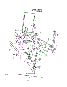 02 - Frame , Literature And Optional parts for Whirlpool Dishwasher DU1800XP1 from AppliancePartsPros.com