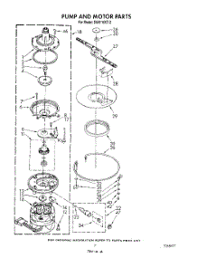 05 - Pump And Motor parts for Whirlpool Dishwasher DU8116XT2 from AppliancePartsPros.com