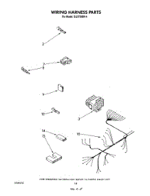 07 - Wiring Harness parts for Whirlpool Dishwasher DU9700XR4 from AppliancePartsPros.com
