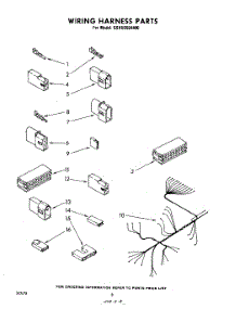 06 - Wiring Harness parts for Whirlpool Dishwasher GSHU3024W0 from AppliancePartsPros.com