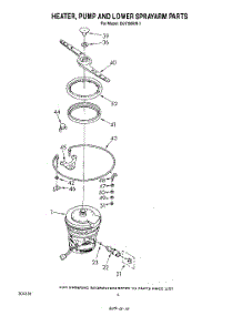 04 - Heater, Pump And Lower Sprayarm parts for Whirlpool Dishwasher DU7500XR1 from AppliancePartsPros.com