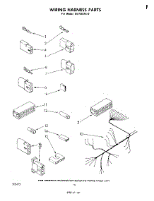 07 - Wiring Harness parts for Whirlpool Dishwasher DU7503XL0 from AppliancePartsPros.com
