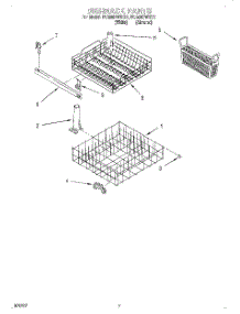 06 - Dishrack parts for Whirlpool Dishwasher DU890DWGZ1 from AppliancePartsPros.com