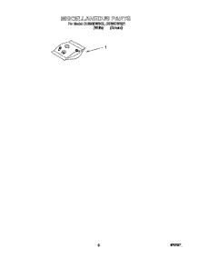 07 - Miscellaneous, Lit / Optional parts for Whirlpool Dishwasher DU890DWGZ1 from AppliancePartsPros.com