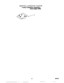 07 - Miscellaneous, Lit / Optional parts for Whirlpool Dishwasher DU805DWGB1 from AppliancePartsPros.com