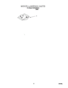 07 - Miscellaneous, Lit / Optional parts for Whirlpool Dishwasher DU810DWGU1 from AppliancePartsPros.com