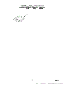 07 - Miscellaneous, Lit / Optional parts for Whirlpool Dishwasher DU925SCGB1 from AppliancePartsPros.com