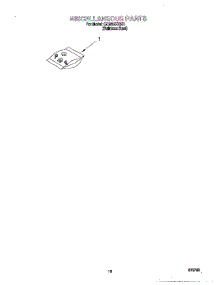 07 - Miscellaneous parts for Whirlpool Dishwasher GU980SCGS1 from AppliancePartsPros.com