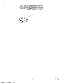 06 - Miscellaneous, Lit / Optional parts for Whirlpool Dishwasher DU910PFGZ1 from AppliancePartsPros.com