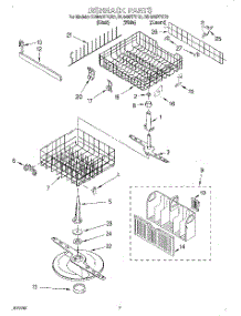 05 - Dishrack parts for Whirlpool Dishwasher DU920PFGQ3 from AppliancePartsPros.com
