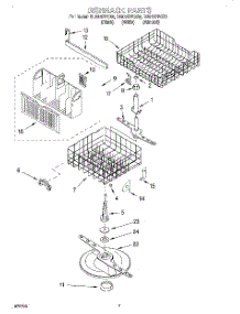 05 - Dishrack parts for Whirlpool Dishwasher DU912PFGQ0 from AppliancePartsPros.com